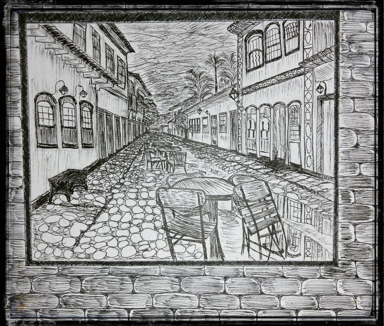 Rua empedrada