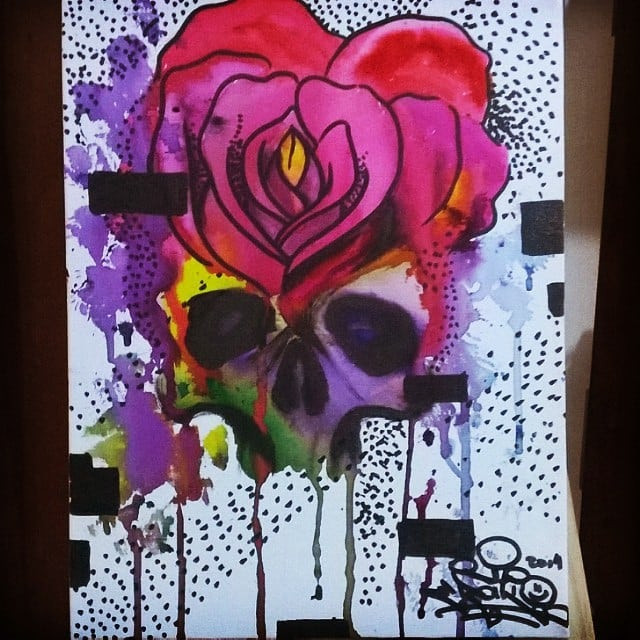 O cranio e a Rosa
