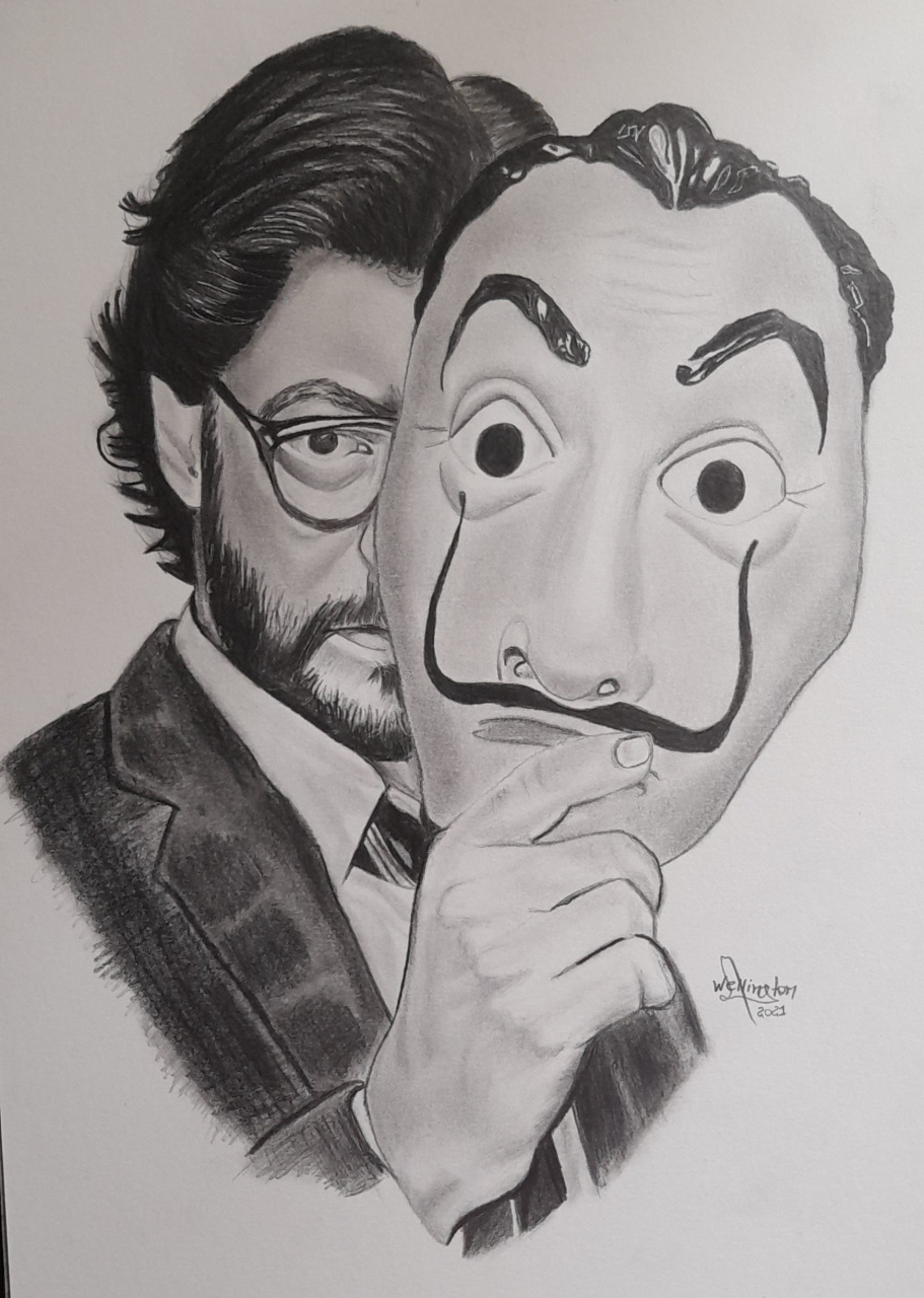 Professor, da série lá casa de papel